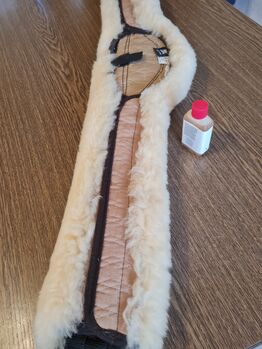 Mattes Lammfellgurt 135 cm Mattes Sattelgurt