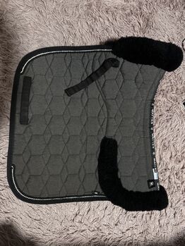 Mattes Lammfellschabracke, Mattes Lammfellschabracke, Jessica, Dressage Pads, Rust