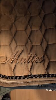 Mattes Samt Schabracke Gr. L Dressur Mattes