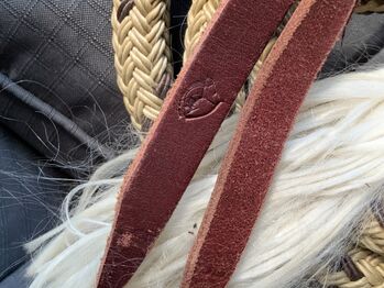 Mecate mit Rein Leathers,wie neu Mestenos Saddlery