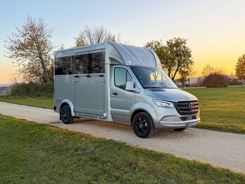 Mercedes Sprinter 317 Exclusive Pferdetransporter Automatik Viehtransporter Hengstausstattung, Dickenherr Dickenherr, Gerhard Strobel (Dickenherr Trucks und Trailers), Pferdeanhänger, Baden-Württemberg - Unterschneidheim