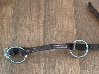 Merothisches Ledergebiss m. Kinnriemen, 16cm Original, Meroth Ledergebiss, A. Krones, Horse Bits, Bad Homburg