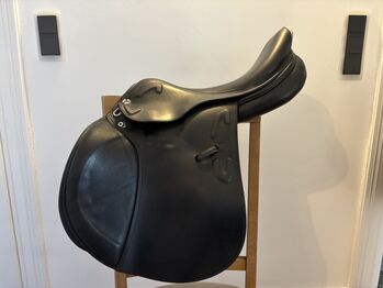 Michel Robert Prestige Springsattel Schwarz mit X-Technology, Prestige Italy Michel Robert Springsattel schwarz mit X-Technology, Julia, Jumping Saddle, Lünen