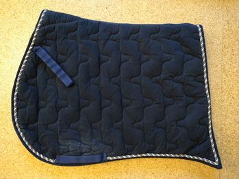 dunkelblaue Schabracke Barock VS, Carolin, Dressage Pads, Windischeschenbach