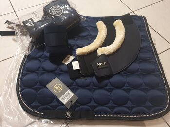 dunkelblaues Dressurset von BR/ Anky/ Eurostar,  neu, Kiki, Dressage Pads, Burgwedel