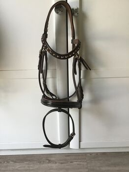 Wunderschöne Trense Braun/Messing Gr. COB/VB, Ariane, Nosebands, Bad Dürkheim 