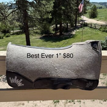 Multiple saddle pads.  Best ever & Diamond wool, Amanda, Western Pads, Peyton