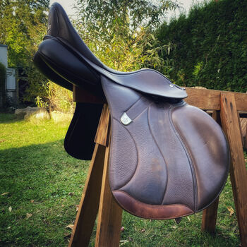 Vielsseitigkeitssattel BATES Leder braun, 17,5, BATES VS all purpose SC, Petra K., All Purpose Saddle, München