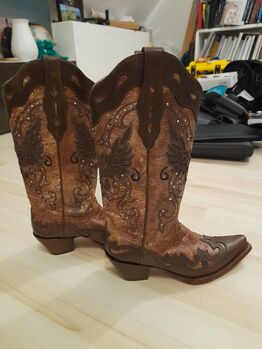 Kaum getragene Corral Cowboyboots aus den USA, Größe 39/US 8, Corral, Mirja Kinsey , Riding Boots, Stuttgart 