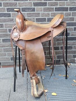 ***TOP*** Deuber und Partner Westernsattel 1300 03 17" Zoll Doublerigging