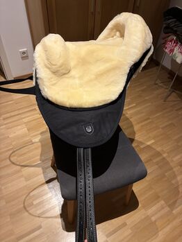 NEU Christ Cloud Spezial Plus + WB Fellsattel Lammfellsattel Lammfell Sattel Fell Warmblut, Werner Christ Cloud Spezial Plus, Hermine, Fellsattel, Bremen