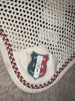 Neu Eskadron Artwork Fliegenhaube Creme blanco Warmblut Eskadron Artwork