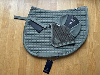 ⭐️NEU⭐️ Eskadron/ Set/ Schabracke/ Fliegenohren, Eskadron Platinum, Kathi, Dressage Pads, Wachtberg