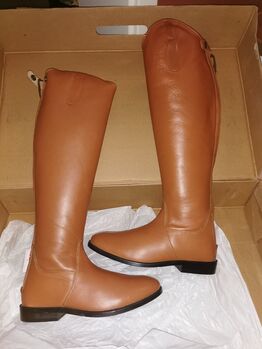 NEU! * HKM Lederreitstiefel * Cognac * Gr. 39 H47 W37.5, HKM, Selina M. , Reitstiefel, Rödermark