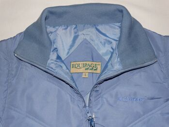 Neue 2 in 1 Damen Reitjacke/Reitweste L hellblau NP 49,90€ Equipage Jacke Weste Equipage 2 in 1