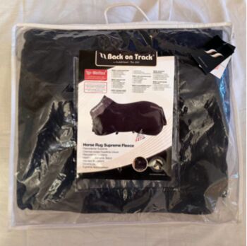 Neu, Back on Track, Fleece Stalldecke / Transportdecke / Abschwitzdecke, 145 cm Back on Track