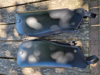 Neue schwarze Chaps, PBK Schwarze Chaps , Lisa , Half Chaps, Eltmann