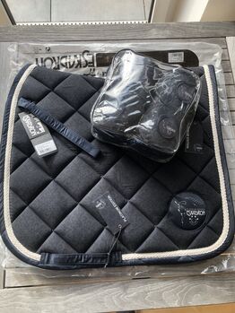 NEU ESKADRON SET Platinum 2017 darknavy dunkelblau Schabracke DL Bandagen Abschwitzdecke XL 155cm Eskadron Platinum 2017 darknavy
