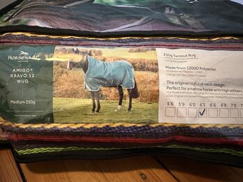 NEU: Horseware Amigo Bravo 12 Wug Turnout, 250 g, High Neck, 140, Horseware Amigo Bravo 12 Wug Turnout, Jula, Horse Blankets, Sheets & Coolers, Hamburg 