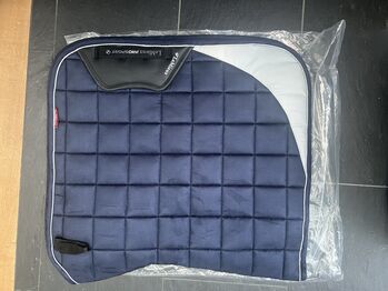 Neue Lemieux Schabracke DR L Full WB navy Reflektierend, Lemieux Square Reflective, Andrea, Dressage Pads, Nagold