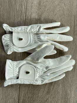 NEU! Roeckl Handschuhe, weiß, Roeckl , Christina N. , Riding Gloves, Battenberg