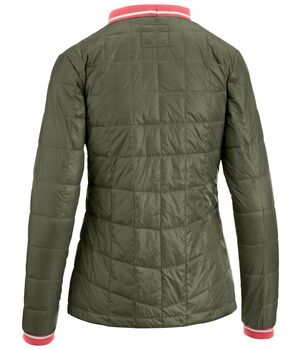 Neue STONEDEEK Ladies-Western-Steppjacke 'Jules' L Khaki Rosa Westernjacke STONEDEEK Jules
