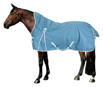 Neu THERMO MASTER Highneck Winter Outdoor Pferdedecke Kalina II, 100g, Dusty Sky, Gr.125 (OVP), Thermo Master Kalina II, Björn Lakeberg, Horse Blankets, Sheets & Coolers, Hatten