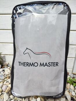 Neue und unbenutzte THERMO MASTER Fleece-Abschwitzdecke Felty II, grau, Gr. 125, Thermo Master Felty 2, Anni a, Horse Blankets, Sheets & Coolers, Seekirchen 