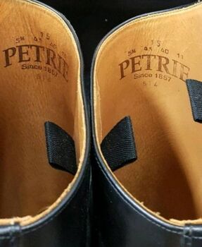 neue ungetragene Petrie Leder Reitstiefel Gr 5,5 (38,5) 43(hoch) 40(weit) Petrie