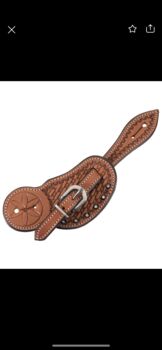 neue Westernsporenriemen mit Glitzersteinen, Stonedeck, Samantha Türpisch, Spurs & Spur Straps, Lößnitz