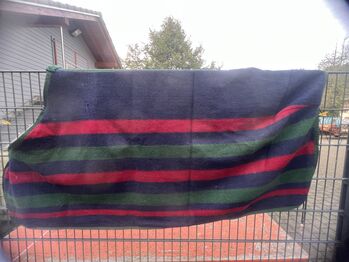 NEWMARKET Woll-Abschwitz-/Paradedecke, brau-rot-grün gestreift, NEWMARKET, Gaby Lais, Horse Blankets, Sheets & Coolers, Malsburg-Marzell