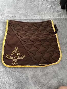 Neue Braun/Gelbe Harry Horse Schabracke, Harrys Horse, Jasmin, Dressage Pads, Roßdorf 