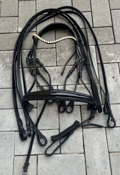 NEU Kandare Lack Fineline anatomisches Genick Zügel VB, Sell_It_All, Bridles & Headstalls, Ahrweiler