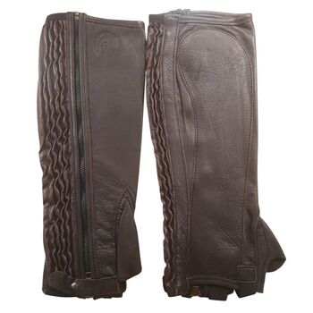 Neu! Lederchap XS, Reiter, elegant, modern, super weich, braun, von Gera, Gera, Andrea Schürmann, Half Chaps, Lichtenau
