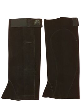 Neu! Reiter, Chaps, S, schwarz, seitlicher Reißverschluss, Velourleder, sehr weich und bequem, G, Gera, Andrea Schürmann, Half Chaps, Lichtenau