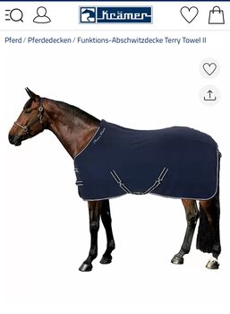 NEU! Thermo Master Abschwitzdecke 115, Thermo Master Terry Towel, Michelle , Horse Blankets, Sheets & Coolers, Willebadessen