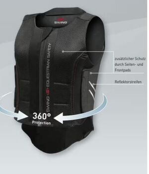NEU Waldhausen Sicherheitsweste Swing P07 Flexible, Swing P07 Rückenprotektor schwarz, Waldhausen Swing Rückenprotektor P07 Flexible, C. S., Safety Vests & Back Protectors, Rostock