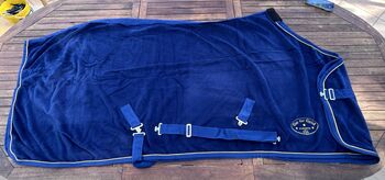 Neue blaue  Abschwitzdecke 155cm, Katharina, Horse Blankets, Sheets & Coolers, Jüchen