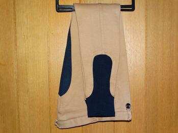 Neue Kantrie Kinder-Kunstleder-Vollbesatz-Reithose 164 beige dunkelblau Vollbesatzreithose NEU, Kantrie, Anne, Children's Breeches & Jodhpurs, Wahrenholz