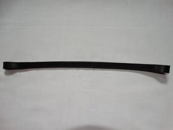 Neuer schwarzer Kieffer Stirnriemen VB/39cm lang schlicht weich gerade Stirnband NEU Kieffer