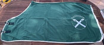 Neue grüne Abschwitzdecke 145 cm, Katharina, Derki dla konia, Jüchen