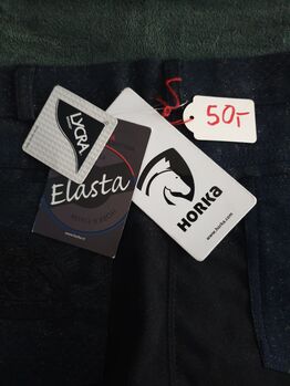 NEU Reithose Horka Vollbesatz blau Glitzer S 36 Horka