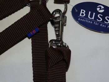 Neues Busse Halfter Riding/Trainingshalfter VB Braun Reithalfter mit Zügel NEU Busse