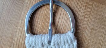 White Mohair Cinch Girth