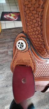 Schnäppchen!!! Stone Deek Westernsattel -Neu- mit schönen Alu Steigbügeln Stone Deek 