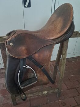 Alter VS Sattel Kieffer in braun, Kieffer  Katrin Claßen, Katrin Claßen, All Purpose Saddle, Schermbeck