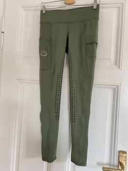 Reitleggings oliv Vollgrip mit Handytaschen, RidersChoice, Laura, Bryczesy, Friedrichsdorf