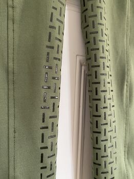 Reitleggings oliv Vollgrip mit Handytaschen RidersChoice