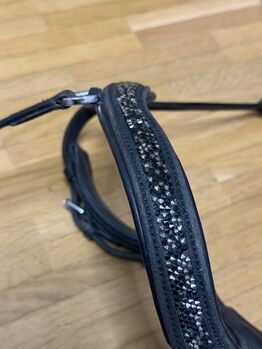 Crownhorse anatomischer Nasenriemen Sprakle dunkelgrau/schwarz