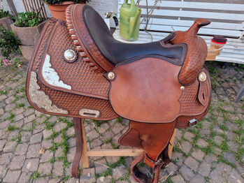 Original Continental Western-Showsattel, Classic Ider AL USA, Continental Show Sattel USA Classic Ider AL USA, Nr. 183